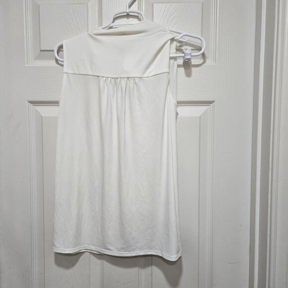 Tommy Hilfiger Ivory Sleeveless Blouse Size Small NWT - Picture 11 of 11